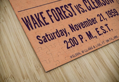 college football gifts Row One Brand puzzle