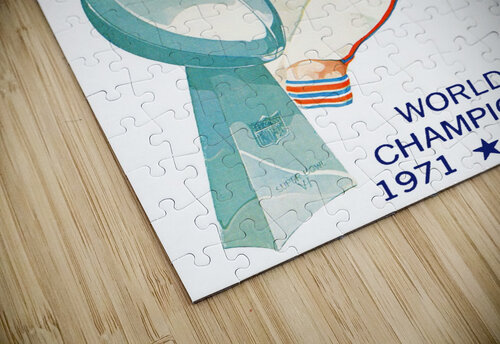 1978 Dallas Cowboys Art by Steve Harris Row One Brand puzzle