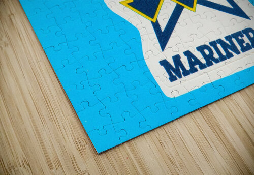 1982 fleer sticker seattle mariners reproduction art Row One Brand puzzle