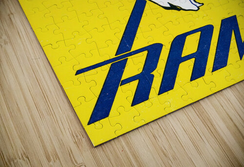 Vintage 1958 Los Angeles Rams Art Row One Brand puzzle