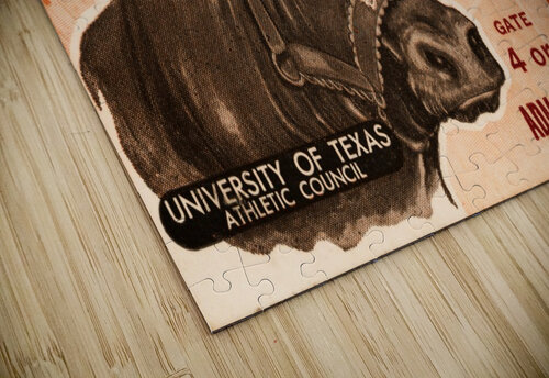 1968 Texas vs. Texas A&M Row One Brand puzzle