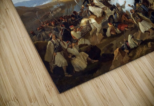Battle scene from the Greek War of Independence Georg Perlberg puzzle