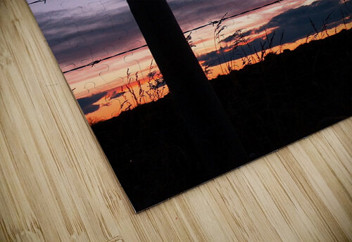 Fence at Sunset Kristian Gunderson puzzle