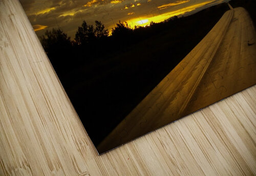 Alaska Highway Sunset Kristian Gunderson puzzle