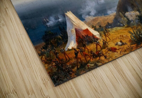 Attack of Algiers by Sea Jean Antoine Theodore de Gudin puzzle