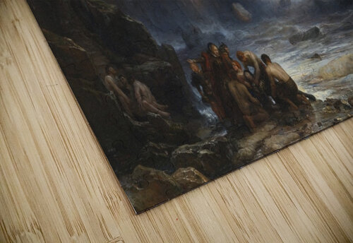 The Sinking of a Vessel of the Spanish Armada on the Coast Jean Antoine Theodore de Gudin puzzle