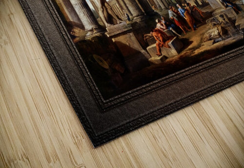 A Capriccio Of Roman Ruins and the Arch of Constantine by Giovanni Paolo Pannini Old Masters Classical Art Reproduction xzendor7 puzzle