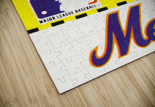 1981 New York Mets Fleer Decal Art Row One Brand puzzle