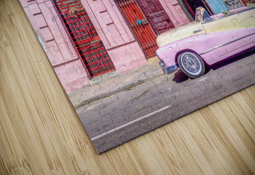 Vintage car on street of Havana, Cuba Assaf Frank puzzle