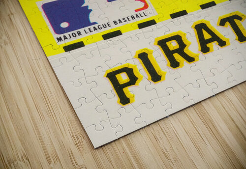 1981 Pittsburgh Pirate Fleer Decal Art Row One Brand puzzle