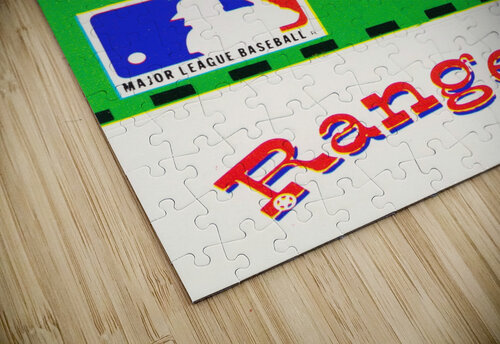 1981 Texas Rangers Decal Art Row One Brand puzzle