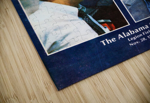 1981 Alabama vs. Auburn Program Cover Row One Brand puzzle