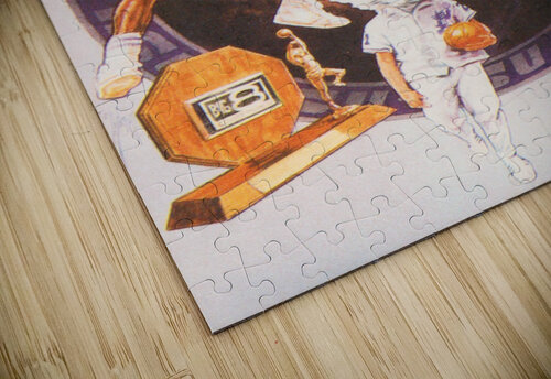 1982 Kansas State Basketball Poster Row One Brand puzzle