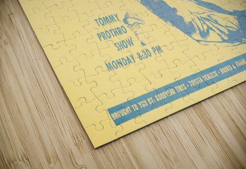 1969 Tommy Prothro Show Ad Row One Brand puzzle