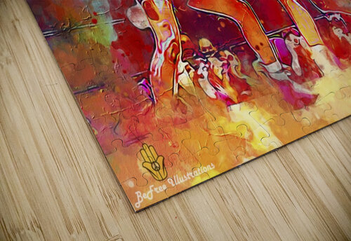 THE G.O.A.T -- MUHAMMAD ALI BeFree Illustrations puzzle