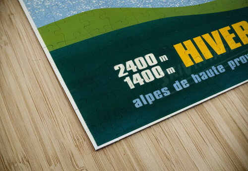 Le Sauze VINTAGE POSTER puzzle