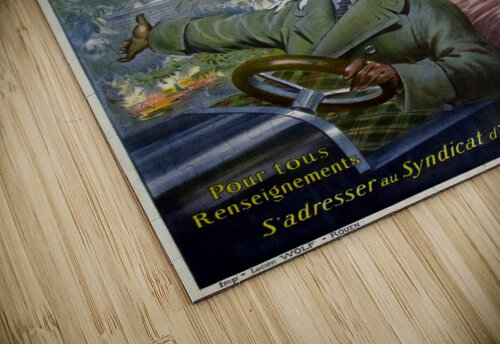 Visitez Rouen VINTAGE POSTER puzzle