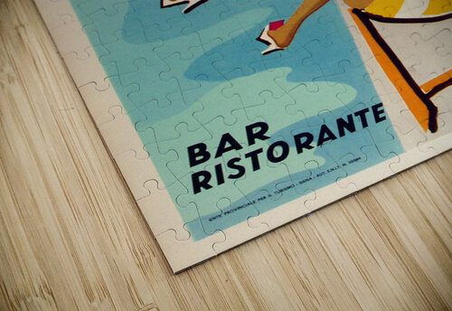 Piscina di Sarteano VINTAGE POSTER puzzle