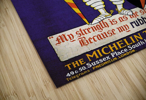 Michelin Sir Bibendum VINTAGE POSTER puzzle