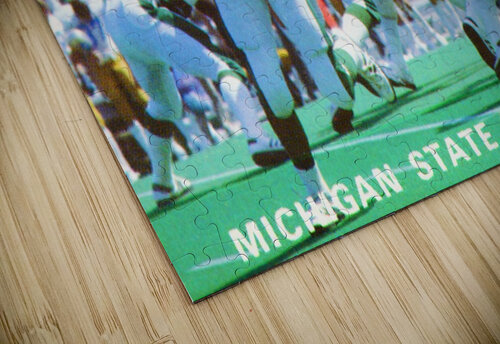 1984 Michigan State Football Poster Row One Brand puzzle