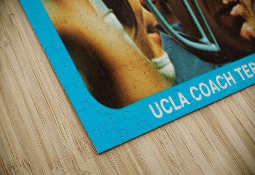 1977 UCLA Bruins Terry Donahue Football Poster Row One Brand puzzle