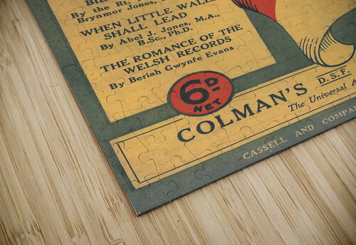 Wales VINTAGE POSTER puzzle