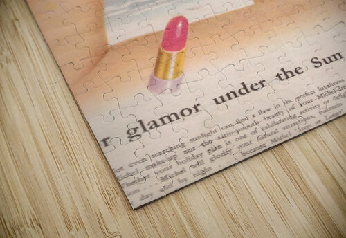 Glamour under the sun VINTAGE POSTER puzzle