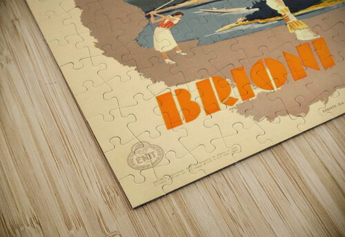 Brioni Italy VINTAGE POSTER puzzle