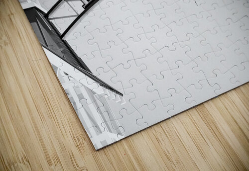 Ocean City Boardwalk Arch in Black and White Bill Swartwout Photography puzzle