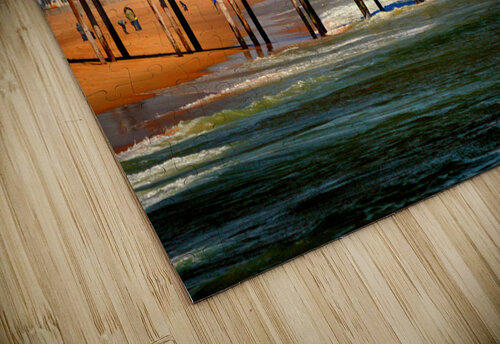 Ocean City Maryland Fishing Pier in January Bill Swartwout Photography puzzle