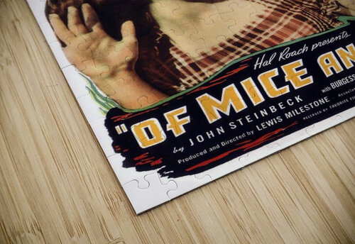 Of mice and men VINTAGE POSTER puzzle