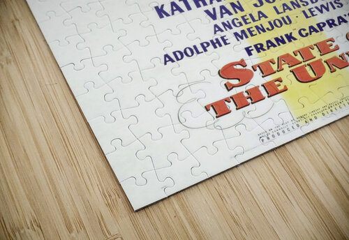 State of the union VINTAGE POSTER puzzle