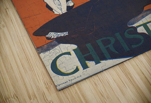 Harper's Christmas VINTAGE POSTER puzzle