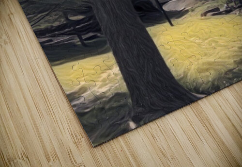 OLD WATERMILL IN SPRING - New York Landscape Canvas Print ByZo Art Photography By:Zo Art Print Collection   by Maria Desnoyers puzzle