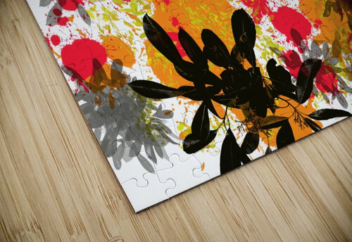 Abstract Floral Paula Denoncourt puzzle