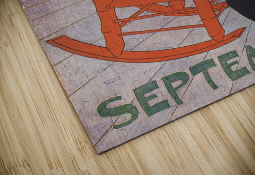 Harpers September VINTAGE POSTER puzzle