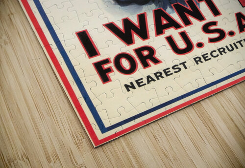 I Want You, 1917 VINTAGE POSTER puzzle