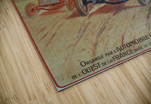Grand Prix de France 1912 Original Poster VINTAGE POSTER puzzle