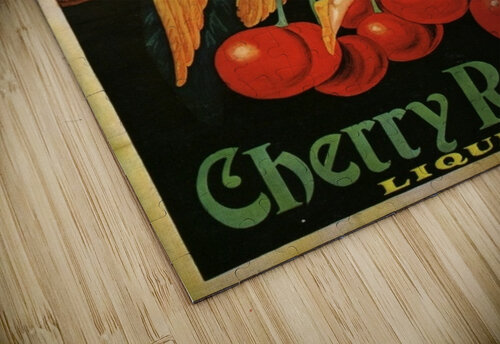 Cherry Rocher Liqueur 1922 VINTAGE POSTER puzzle