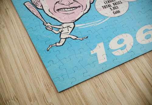 1962 Stan Musial Milestones Poster Row One Brand puzzle