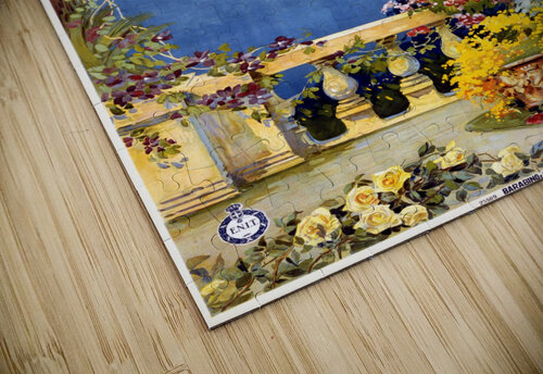 San Remo, travel poster, 1920 VINTAGE POSTER puzzle