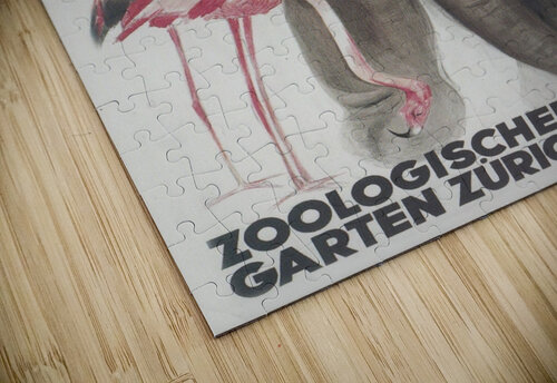 Zoologischer Garten Zurich Otto Baumberger, 1929 VINTAGE POSTER puzzle