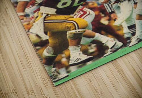 1986 Central Michigan Football Poster Row One Brand puzzle
