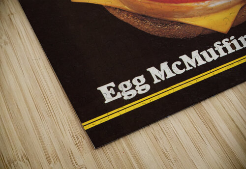 Retro McDonalds Egg McMuffin Advertisement Print Row One Brand puzzle
