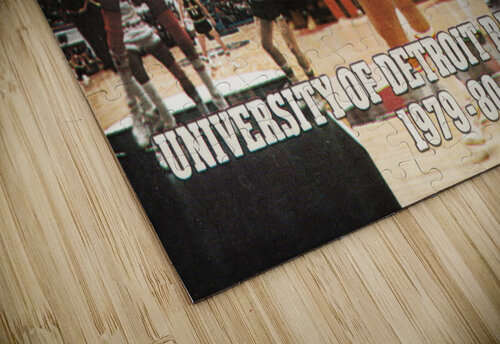 1979 Detroit Titans Basketball Poster Row One Brand puzzle