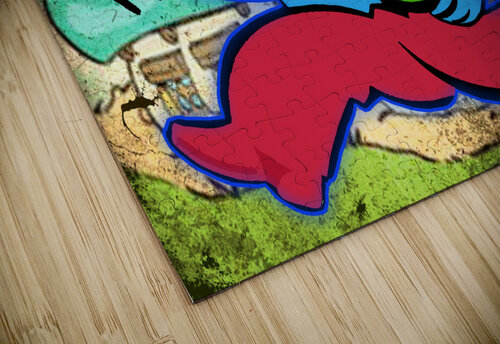 Mr Monopoly Shtroumph Kaktus Art puzzle