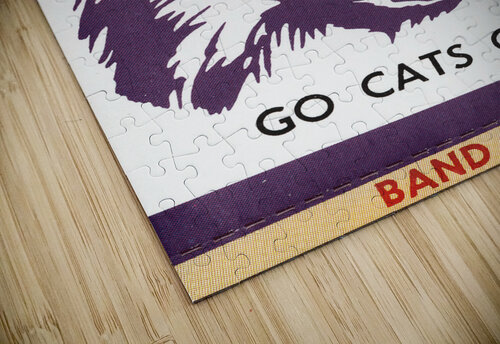 1980 Northwestern Band Day Ticket Stub Remix  Row One Brand puzzle