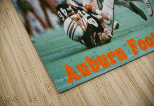 1982 Auburn Football Poster Row 1 Row One Brand puzzle