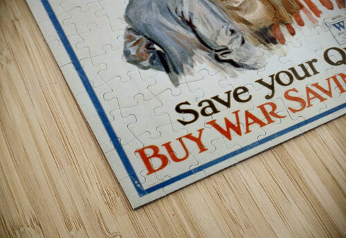Boys and girls helping Uncle Sam VINTAGE POSTER puzzle