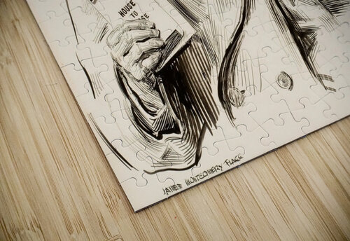 War Finance Comittee House to House VINTAGE POSTER puzzle